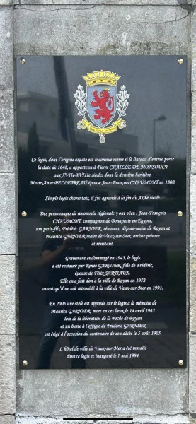 PLAQUE FUNERAIRE